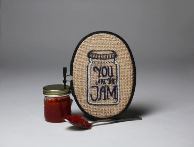 You Are The Jam Handmade Embroidery Wall Art Decor - image 1