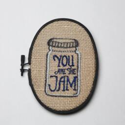 You Are The Jam Handmade Embroidery Wall Art Decor - thumbnail 2