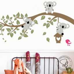 Koala Branch Nursery Wall Decal, Kids Room Decor - thumbnail 2