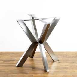 "Stainless Steel Round Dining Table Base, 28"" H X 35" - thumbnail 2