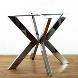 "Stainless Steel Round Dining Table Base, 28"" H X 35" - thumbnail 3