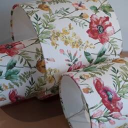 Floral Poppy Lampshade - Meadow Drum Lamp Shade - thumbnail 4