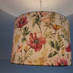 Floral Poppy Lampshade - Meadow Drum Lamp Shade - thumbnail 3