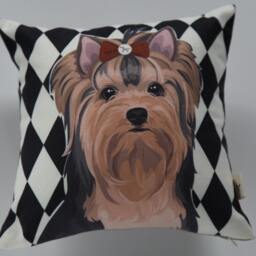 Yorkshire - Long Fur Pillow Cover - thumbnail 3