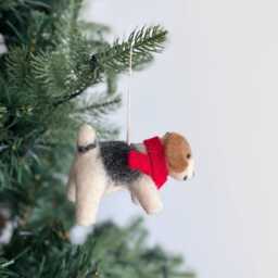 Jack Russell Terrier Ornament, Christmas Decoration, Tree Hanging Decoration - thumbnail 3