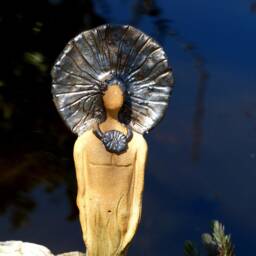 "Magic Ceramic Figure Altar Celtic Mythology ""Lord Of The Forest" - thumbnail 2