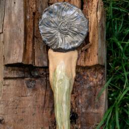 "Magic Ceramic Figure Altar Celtic Mythology ""Lord Of The Forest" - thumbnail 3