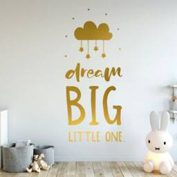 Dream Big Nursery Wall Decal, Baby Room Decor - thumbnail 3