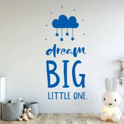 Dream Big Nursery Wall Decal, Baby Room Decor - thumbnail 1