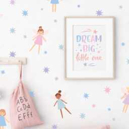 Fairy Wall Sticker Decals - Playroom Decor Fairytale Stickers - thumbnail 2