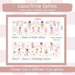 Fairy Wall Sticker Decals - Playroom Decor Fairytale Stickers - thumbnail 3
