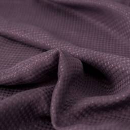 Plum Waffle Linen Bath Towel, European Handmade - thumbnail 3
