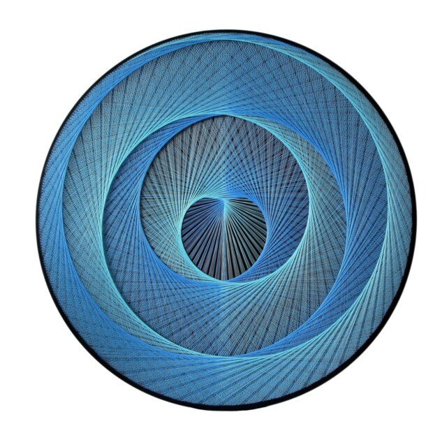 string Art - Unity Of Two Bedroom Wall D??cor Sacred Geometry Spiritual 3D Housewarming Gift Zen Fibre - image 1