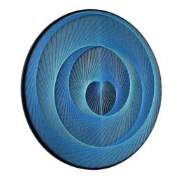 string Art - Unity Of Two Bedroom Wall D??cor Sacred Geometry Spiritual 3D Housewarming Gift Zen Fibre - thumbnail 3