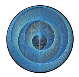 string Art - Unity Of Two Bedroom Wall D??cor Sacred Geometry Spiritual 3D Housewarming Gift Zen Fibre - thumbnail 1