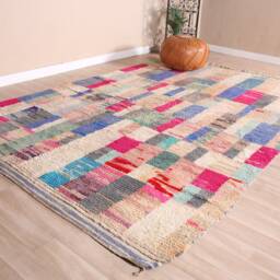 Vintage Boujaad Rug, Authentic Moroccan Rug 7x10 Ft - thumbnail 3
