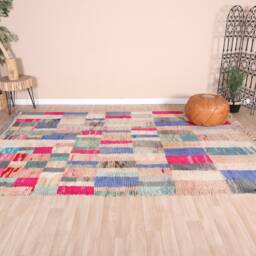 Vintage Boujaad Rug, Authentic Moroccan Rug 7x10 Ft - thumbnail 2