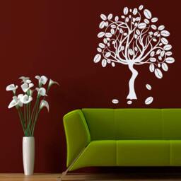 Coffee Tree Wall Decals Beans Cafe Kitchen Home Floral Interior Design Art Mural Vinyl Decal Sticker Living Room Decor M654 - thumbnail 3