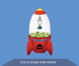 Alien Claw Crane 1007mm X 554mm - Wall Sticker - thumbnail 1