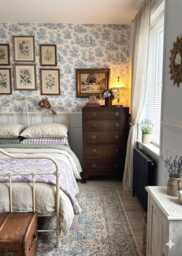 Walnut Tallboy Chest Of Drawers With Layered Curved Legs - Vintage English Manor Style - thumbnail 1