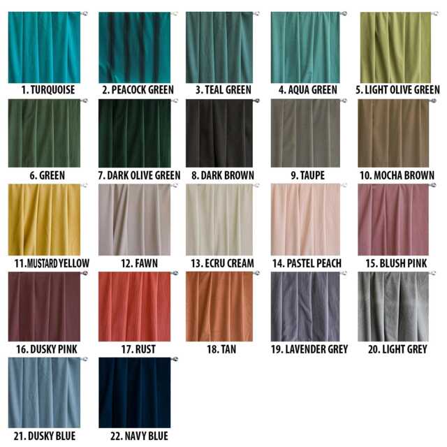 High Quality Velvet Curtains - Rod Pocket, Grommet, Box Pleat, Three Pinch Pleat, Tab Top, Plain Ring Top Please Mention Color Name in Order Note - image 1