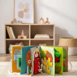 Felt Quiet Book Sensory Montessori Toy For Toddlers - thumbnail 4