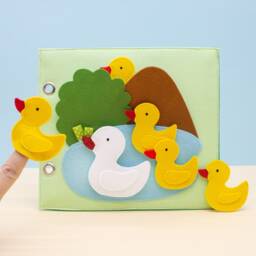 Felt Quiet Book Sensory Montessori Toy For Toddlers - thumbnail 3