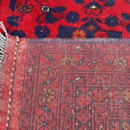 Large Bokhara Afghan Rug, Custom Size, Top Quality Tribal Bukhara Rug, Office Rug, Turkmen Hand Knotted 100% Wool Khamyab Living Room Rug - thumbnail 4