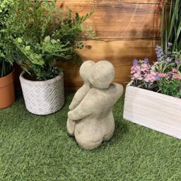 Stone Garden Modern Loving Couple Abstract Art Statue Ornament - thumbnail 3