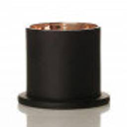 Personalised Black Soy Candle With Glass Cloche - thumbnail 3