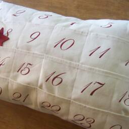 Advent Calendar Christmas Pillow - thumbnail 3