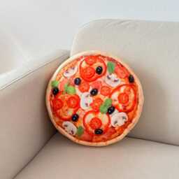 Giant Pizza Pillow Realistic Food Cushion, Lover Gift - thumbnail 1