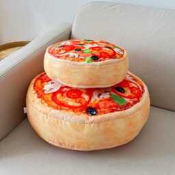 Giant Pizza Pillow Realistic Food Cushion, Lover Gift - thumbnail 4