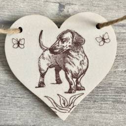 Sausage Dog Bunting, Daschund Garland, Wooden Wall Decor For Animal Lover, Gifts - thumbnail 2