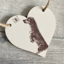 Sausage Dog Bunting, Daschund Garland, Wooden Wall Decor For Animal Lover, Gifts - thumbnail 3