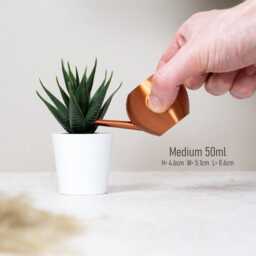 Watering Can For Indoor Houseplants - Copper + 11 More Colour Options 3D Printed in Biodegradable Pla Modern Plant Lovers Gift - thumbnail 3