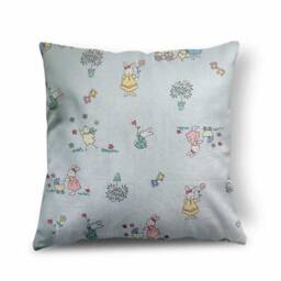 Handmade Cute Baby Design Rabbit Multi Coloured Cushion. Size 40 X 40cm - 16??? 16??? Cus26 - thumbnail 1