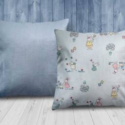 Handmade Cute Baby Design Rabbit Multi Coloured Cushion. Size 40 X 40cm - 16??? 16??? Cus26 - thumbnail 3