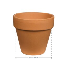 4In Plant Hanger/Indoor Planter Macrame Terracotta Pot Medium Pothos Peperomia Cotton Rope Pla - thumbnail 4