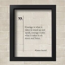 Transparent Winston Churchill Quote Motivational Wall Art Inspiring Print Teacher Quotes Poster - thumbnail 2