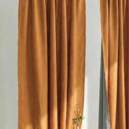 Linen Blackout Curtain, Linen Curtain Drape, Custom Window Darkening Panel, - 1 Panel - thumbnail 2