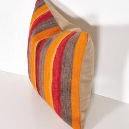 Handwoven Wool Kilim Pillow Cover - thumbnail 3