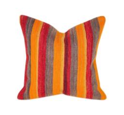 Handwoven Wool Kilim Pillow Cover - thumbnail 1
