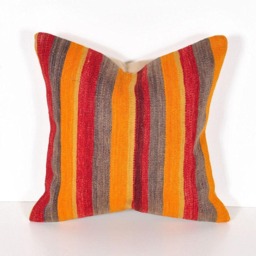 Handwoven Wool Kilim Pillow Cover - thumbnail 2