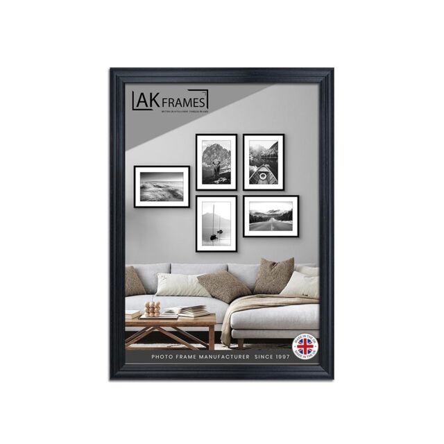 A4 A3 A1 A2 Black & White Picture Frames - Colourful Photo Frame Gift For New Mom Classic Style Room Decor Aesthetic - image 1