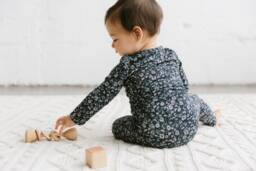 Natural Wooden Baby Rattle Classic Montessori Toy - thumbnail 1