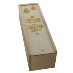 Wine Box Merry Christmas & New Year - Engraving - thumbnail 2