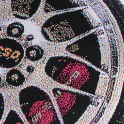 Luxury Sport Car Wheel Pillow - Phone Number Must Be Included For Purchase - thumbnail 3