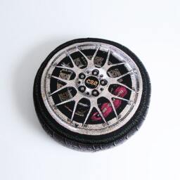 Luxury Sport Car Wheel Pillow - Phone Number Must Be Included For Purchase - thumbnail 1