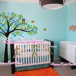 Cherry Blossom Tree Wall Decal Nursery Kids Room Decor - thumbnail 3